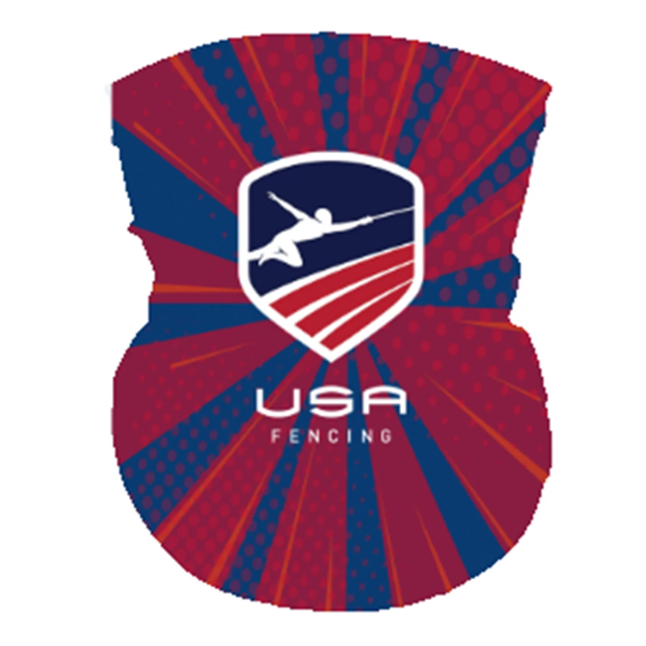 USAF Neck Gaiter - Red/White/Blue