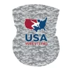 USA Wrestling Neck Gaiter - White/Digi Camo