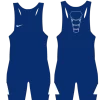 Nike Youth Grappler Elite Wrestling Singlet - Royal / White