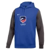 Nike Men's USA Fencing Club Fleece Color Block Hoodie - Royal/Grey