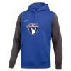 Nike Men's USA Weightlifting Club Fleece Color Block Hoodie - Royal/Grey