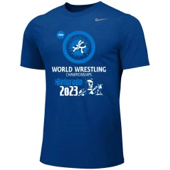 Nike Men's UWW World Championships Belgrade 2023 Tee - Royal