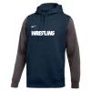 Nike Men's Wrestling Club Fleece Color Block Hoodie - Navy/Grey