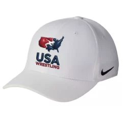 Nike USA Wrestling Dri-FIT Legacy 91 Adjustable Cap - White