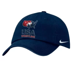 Nike USA Wrestling Heritage 86 Cap - College Navy