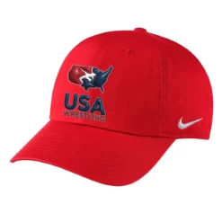 Nike Unisex USA Wrestling Heritage 86 Cap - Red